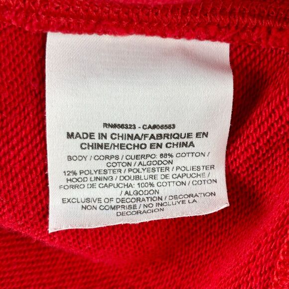 Nike Hoodie Men L Red Blue Colorblock Full Zip Graphic Logo Retro 80s 612892-687 - Picture 11 of 12